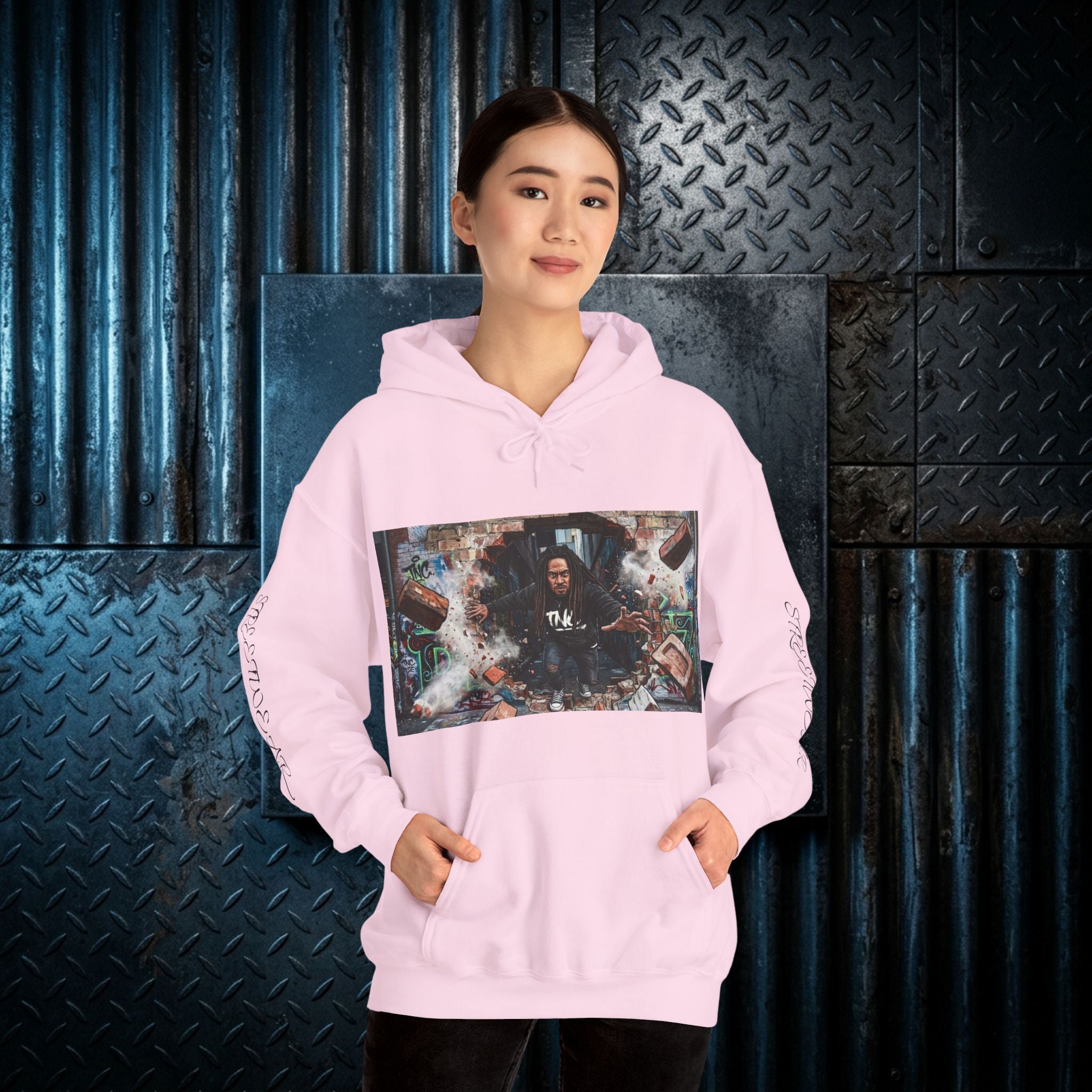 TNC "Wallbreak" 3D Transition Heavyweight Hoodie — Boxy Fit