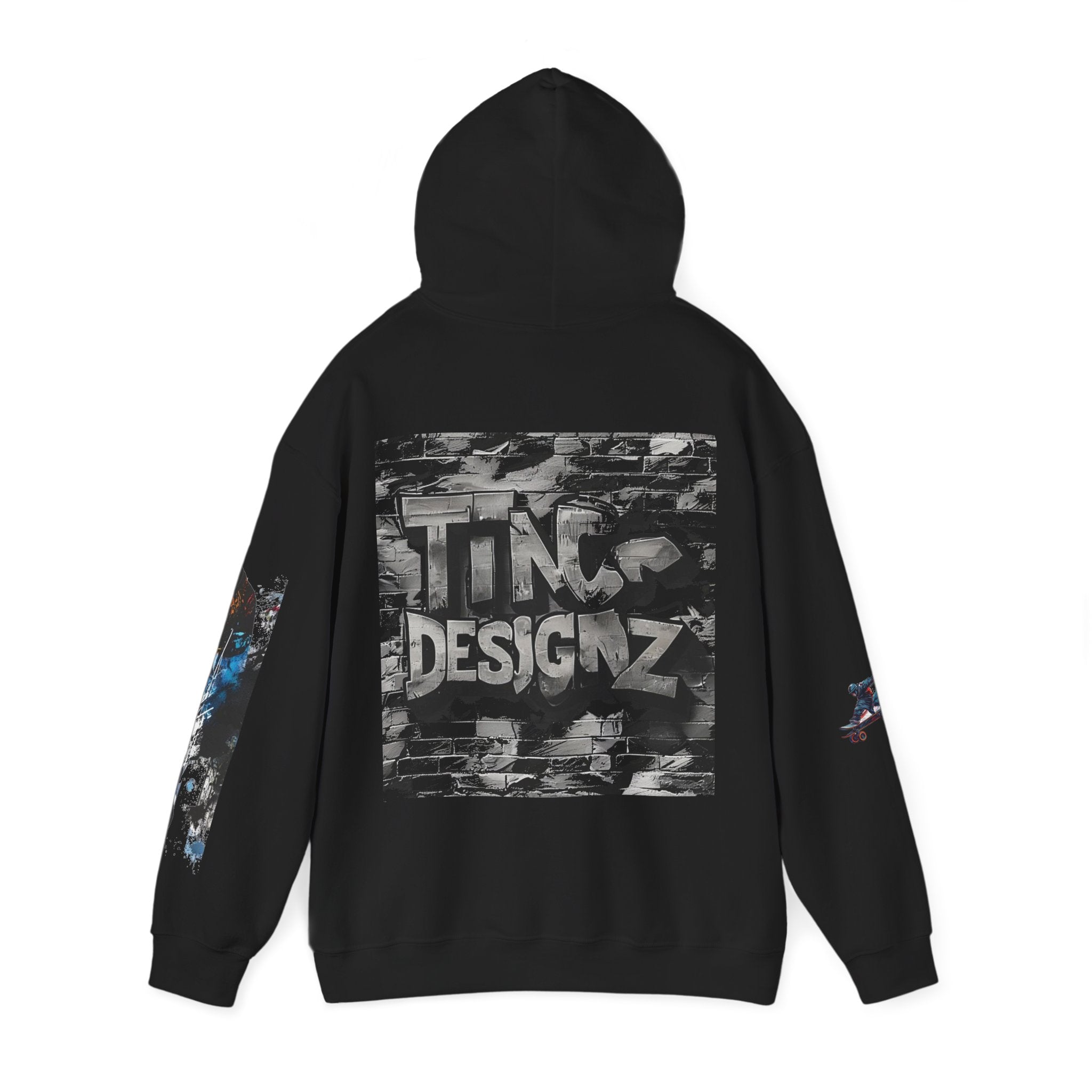 TNC Skater Skeleton Heavyweight Streetwear Hoodie