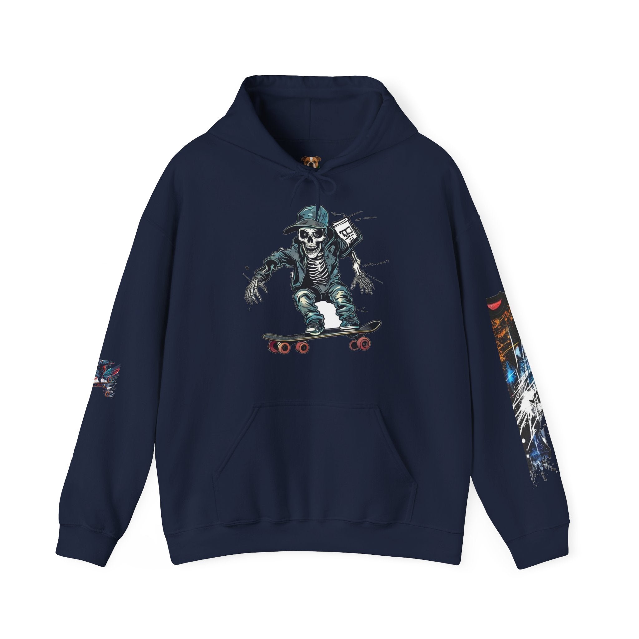 TNC Skater Skeleton Heavyweight Streetwear Hoodie