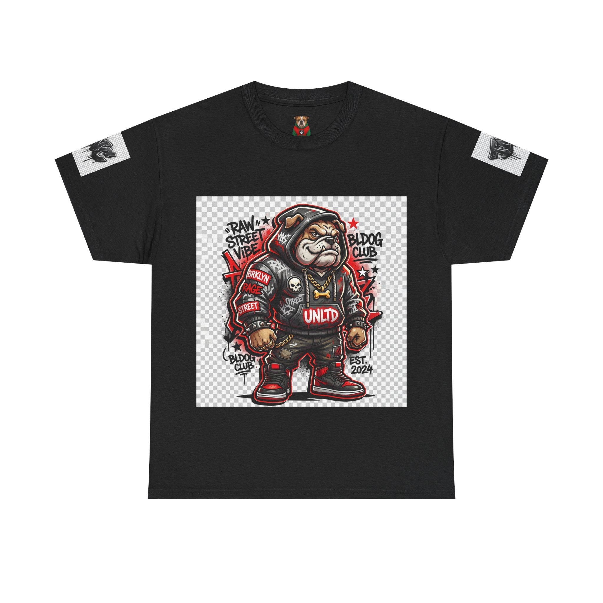 Bulldog Club Streetwear Tee — Graphic Urban Bulldog Hoodie Design