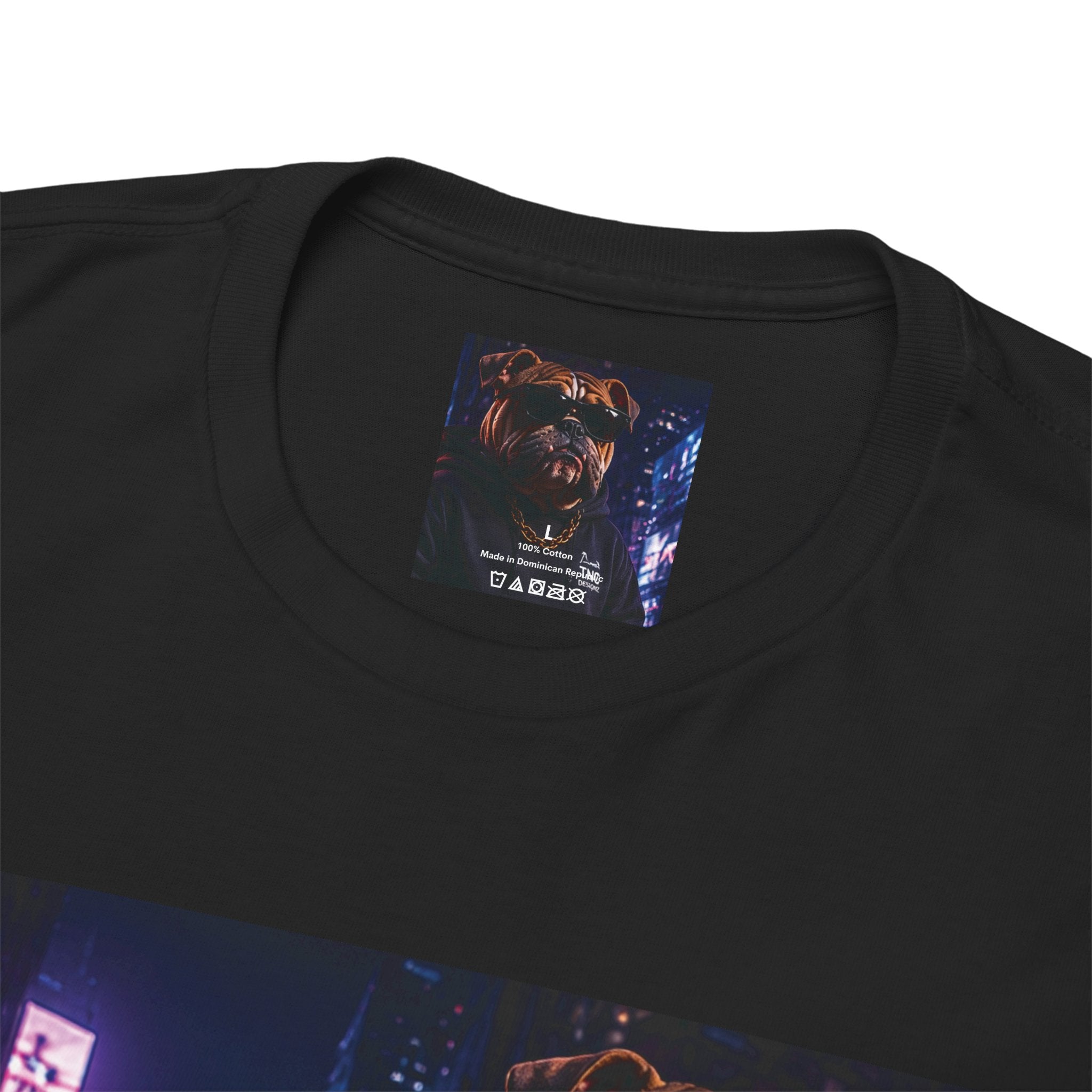 TNC Bulldog Streetwear Range — Animated Bulldog Character in Hoodie & Gold Chain