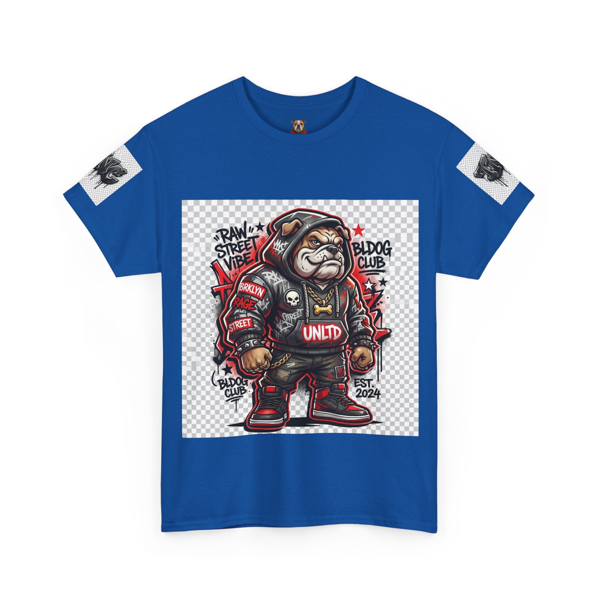 Bulldog Club Streetwear Tee — Graphic Urban Bulldog Hoodie Design