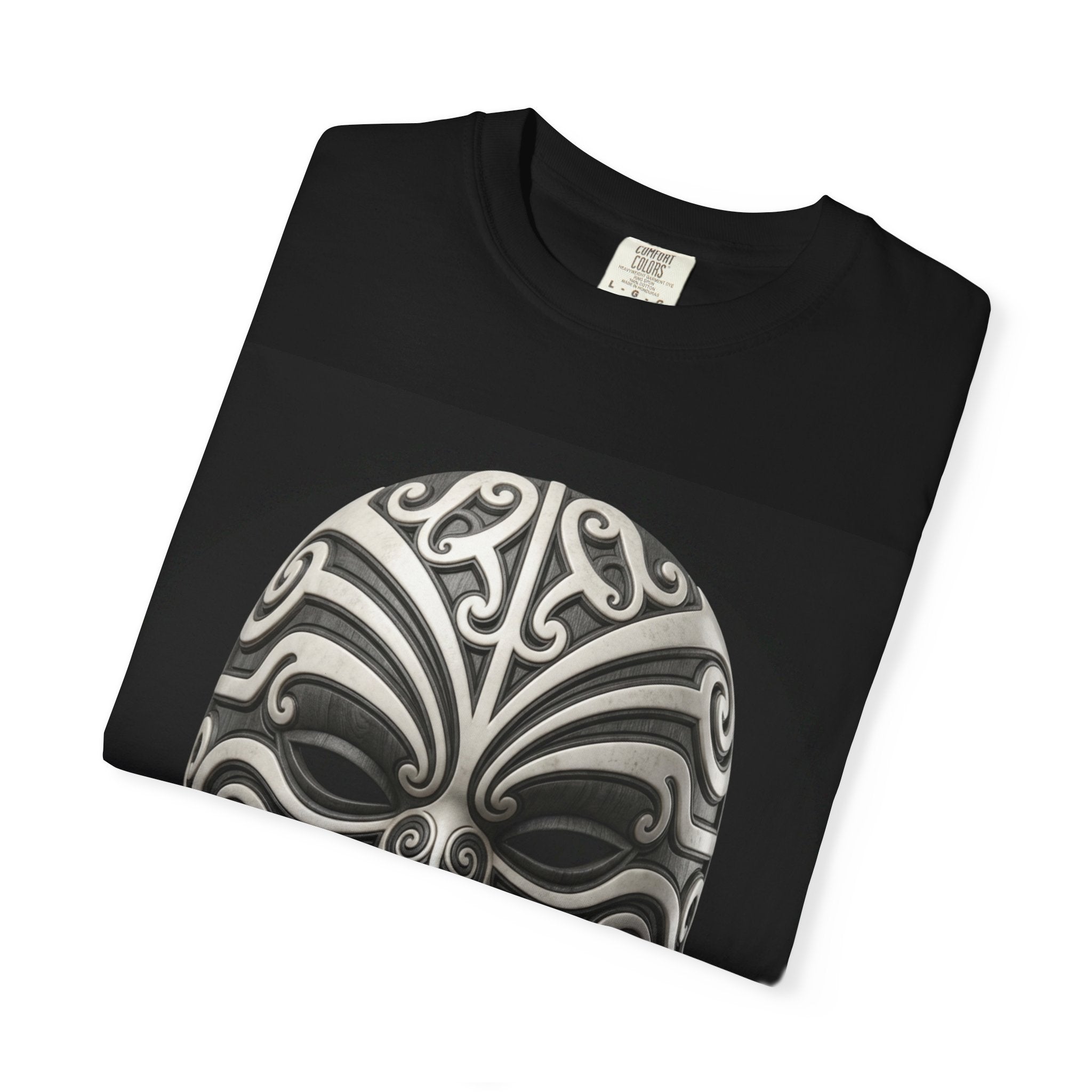 TNC 3D Carved Kirituhi Mask Tee — Premium Streetwear T-Shirt