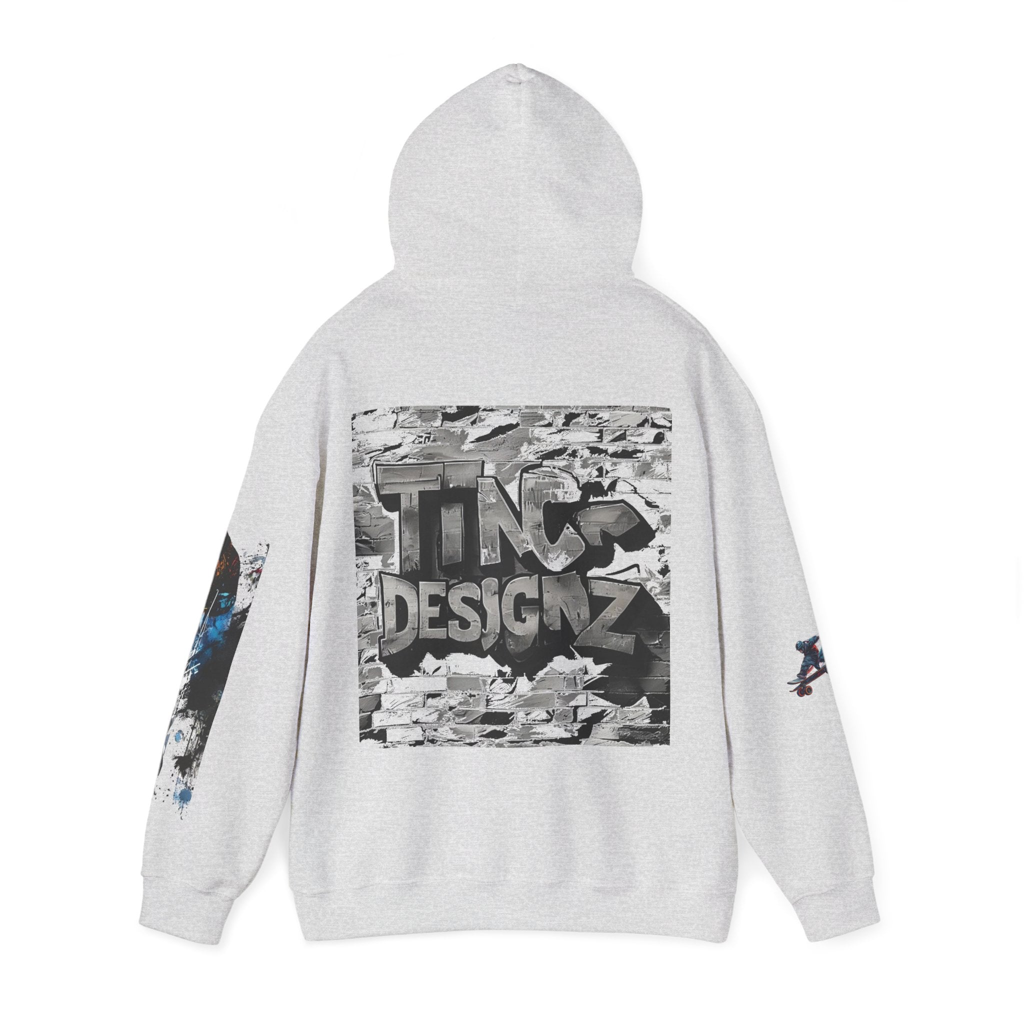 TNC Skater Skeleton Heavyweight Streetwear Hoodie