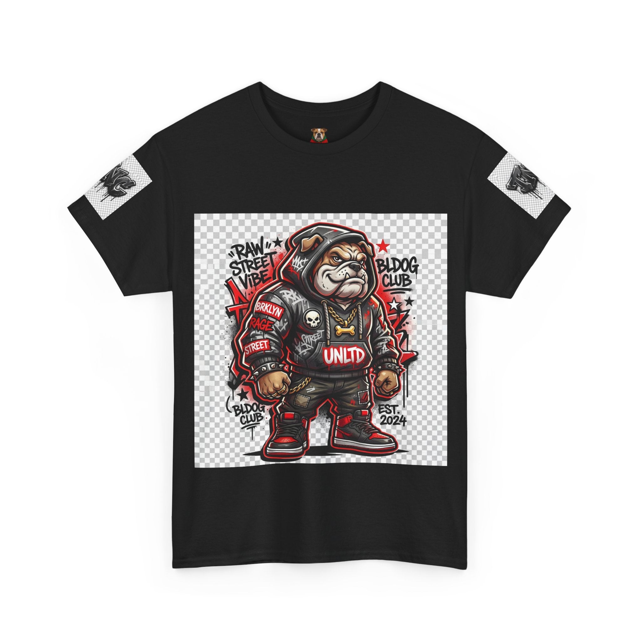 Bulldog Club Streetwear Tee — Graphic Urban Bulldog Hoodie Design