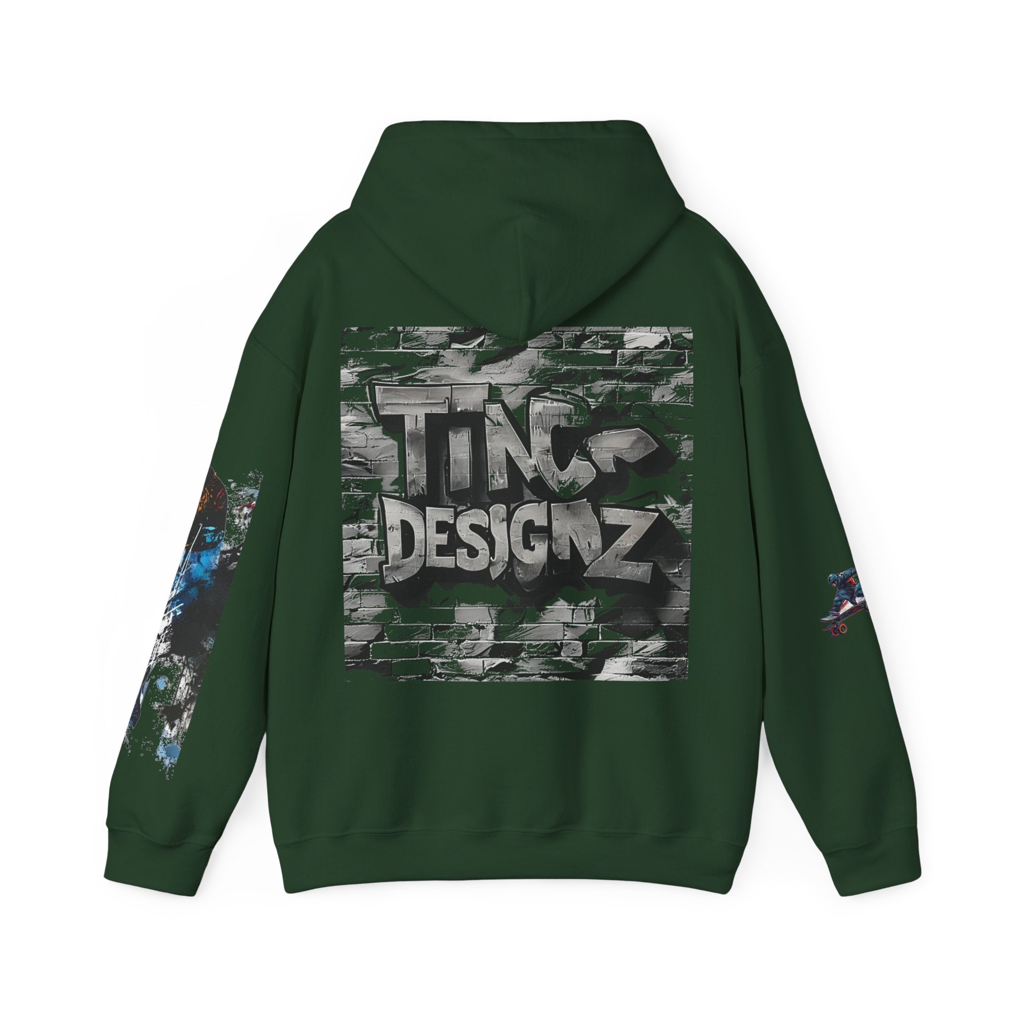 TNC Skater Skeleton Heavyweight Streetwear Hoodie