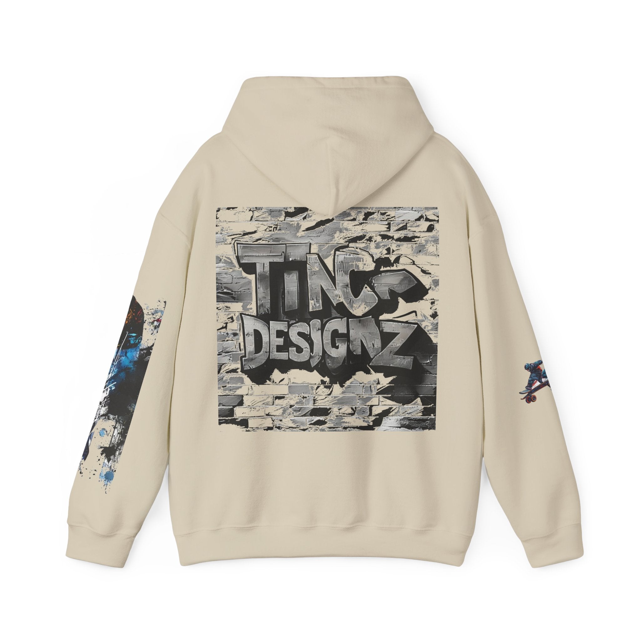 TNC Skater Skeleton Heavyweight Streetwear Hoodie