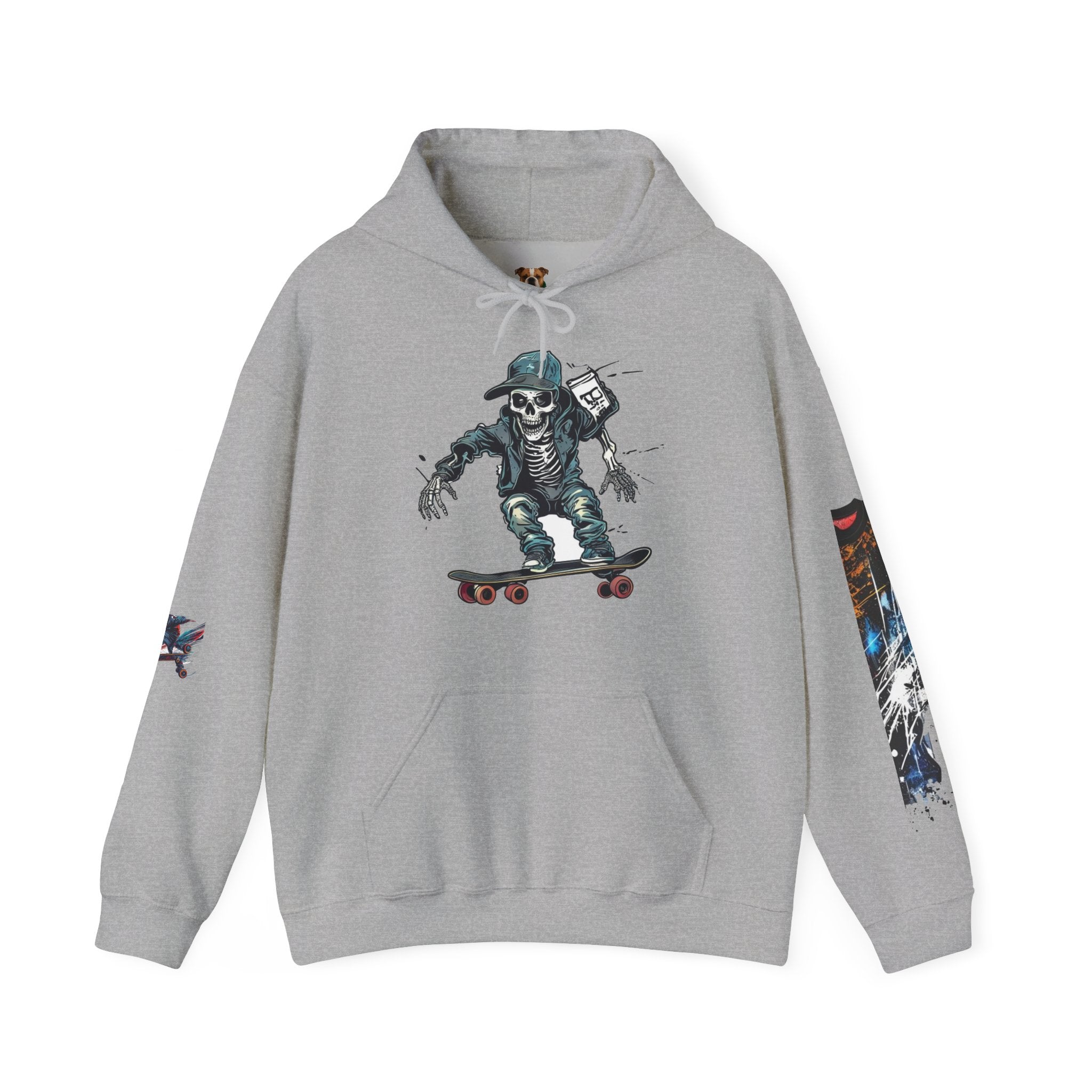 TNC Skater Skeleton Heavyweight Streetwear Hoodie