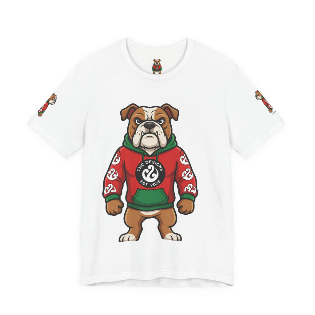 TNC Bulldog Heavyweight Streetwear Tee — White