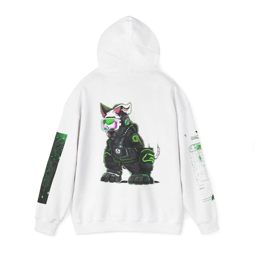 TNC Cyberpunk Cat Heavyweight Streetwear Hoodie