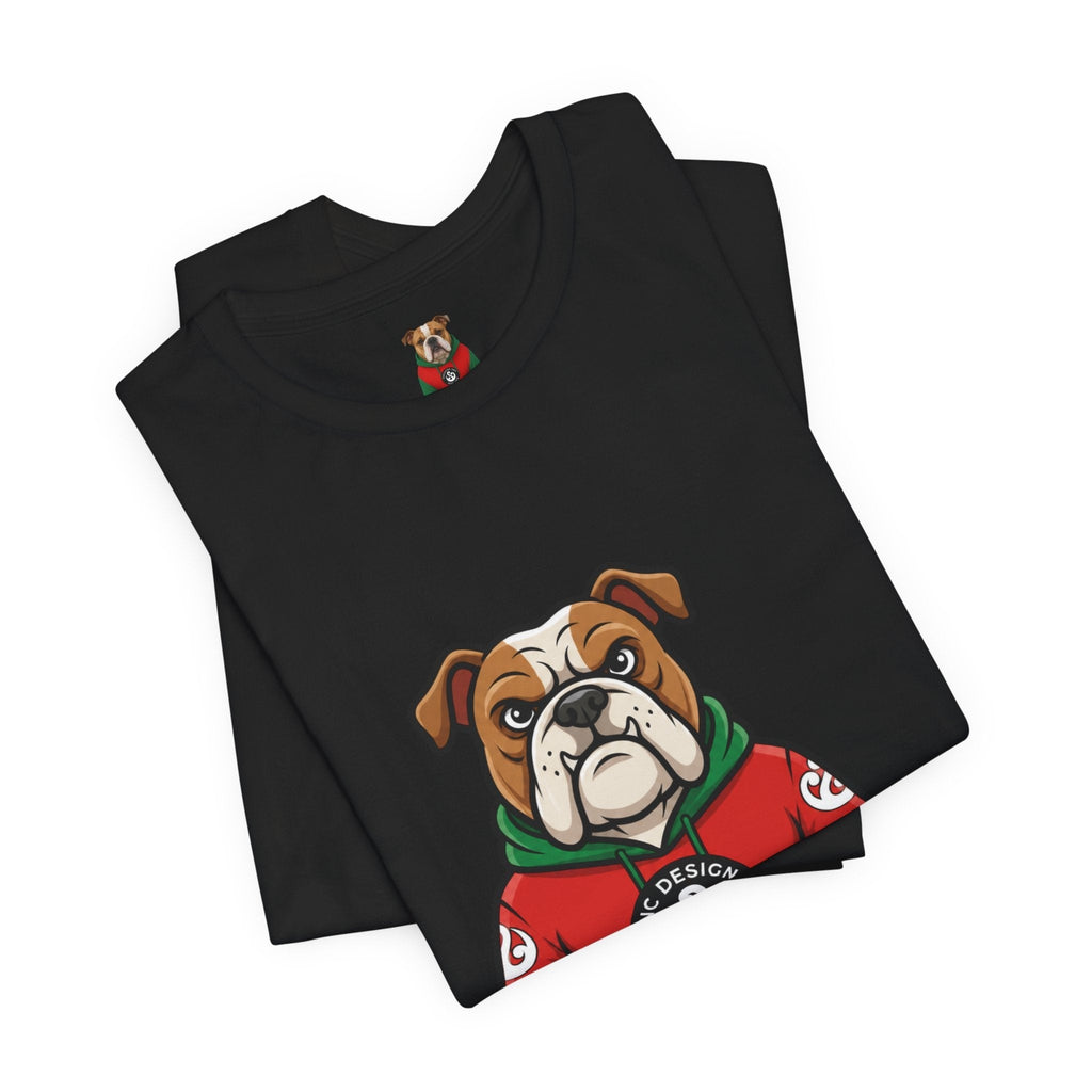 TNC Bulldog Heavyweight Streetwear Tee — Black streetwear product image 16 - TNC Designz